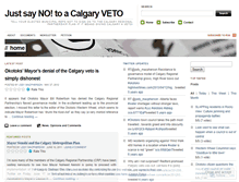 Tablet Screenshot of nocalgaryveto.wordpress.com