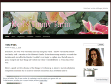 Tablet Screenshot of melsfunnyfarm.wordpress.com