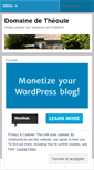Mobile Screenshot of domainedetheoule.wordpress.com