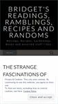 Mobile Screenshot of bridgetschaumann.wordpress.com