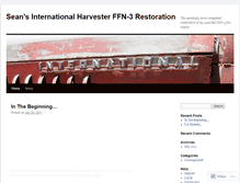 Tablet Screenshot of ffn3resto.wordpress.com