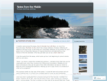 Tablet Screenshot of notesfromthemiddle.wordpress.com