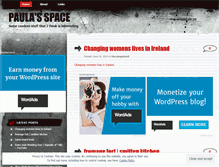 Tablet Screenshot of paulasspace.wordpress.com