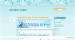 Desktop Screenshot of kangenwater1.wordpress.com