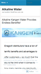 Mobile Screenshot of kangenwater1.wordpress.com