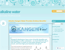 Tablet Screenshot of kangenwater1.wordpress.com