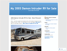 Tablet Screenshot of 2003damonintruderrv.wordpress.com