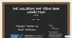 Desktop Screenshot of childrensandteensbookconnection.wordpress.com