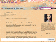 Tablet Screenshot of neecysnest.wordpress.com