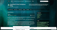 Desktop Screenshot of fuelevolution.wordpress.com