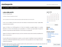 Tablet Screenshot of martasports.wordpress.com