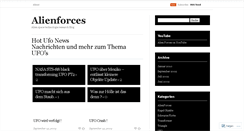 Desktop Screenshot of alienforces.wordpress.com