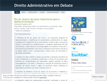 Tablet Screenshot of direitoadministrativoemdebate.wordpress.com