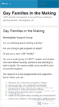 Mobile Screenshot of gayfamiliesinthemaking.wordpress.com