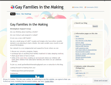 Tablet Screenshot of gayfamiliesinthemaking.wordpress.com