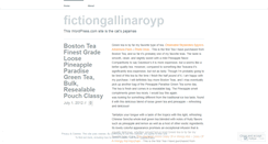 Desktop Screenshot of fictiongallinaroyp.wordpress.com