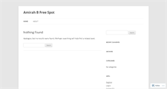 Desktop Screenshot of amirahbfit.wordpress.com