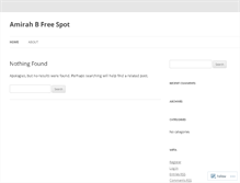 Tablet Screenshot of amirahbfit.wordpress.com