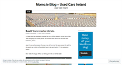 Desktop Screenshot of momocars.wordpress.com