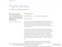 Tablet Screenshot of fightunity.wordpress.com