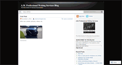 Desktop Screenshot of amprowritingservices.wordpress.com