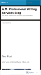Mobile Screenshot of amprowritingservices.wordpress.com