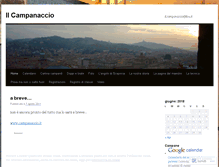 Tablet Screenshot of ilcampanaccio.wordpress.com