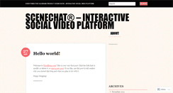 Desktop Screenshot of cbscenechatinteractive.wordpress.com