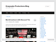 Tablet Screenshot of krazywake.wordpress.com