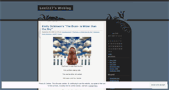Desktop Screenshot of leel227.wordpress.com
