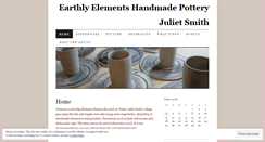 Desktop Screenshot of earthlyelementspottery.wordpress.com