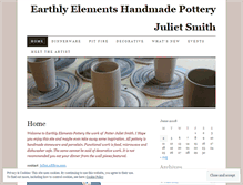 Tablet Screenshot of earthlyelementspottery.wordpress.com