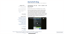 Desktop Screenshot of markelsoft.wordpress.com