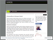 Tablet Screenshot of lanaline.wordpress.com