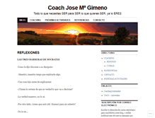 Tablet Screenshot of coachjosemariagimeno.wordpress.com