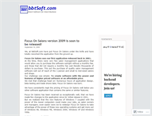 Tablet Screenshot of bbtsoft.wordpress.com