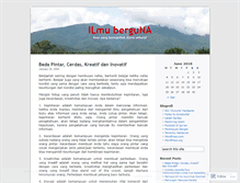 Tablet Screenshot of ilmuberguna.wordpress.com