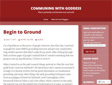 Tablet Screenshot of communingwithgoddess.wordpress.com