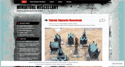 Desktop Screenshot of miniaturemiscellany.wordpress.com