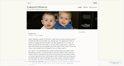 Desktop Screenshot of larnedfamily.wordpress.com