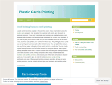 Tablet Screenshot of printingcards.wordpress.com