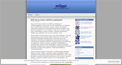 Desktop Screenshot of moppi.wordpress.com