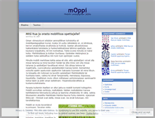 Tablet Screenshot of moppi.wordpress.com
