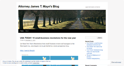 Desktop Screenshot of jamesmaye.wordpress.com