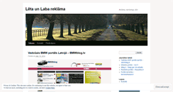 Desktop Screenshot of letaunlabareklama.wordpress.com