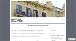 Desktop Screenshot of barcelonalocalfriend.wordpress.com