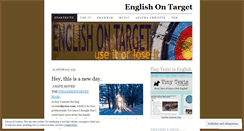 Desktop Screenshot of englishontarget.wordpress.com