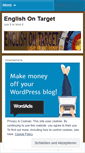 Mobile Screenshot of englishontarget.wordpress.com