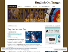 Tablet Screenshot of englishontarget.wordpress.com