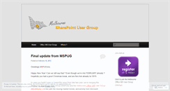 Desktop Screenshot of mspuginfo.wordpress.com
